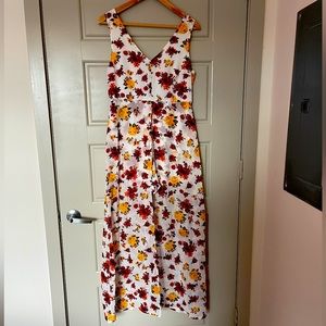 🌹 Rose Floral 🌼 Romper Dress